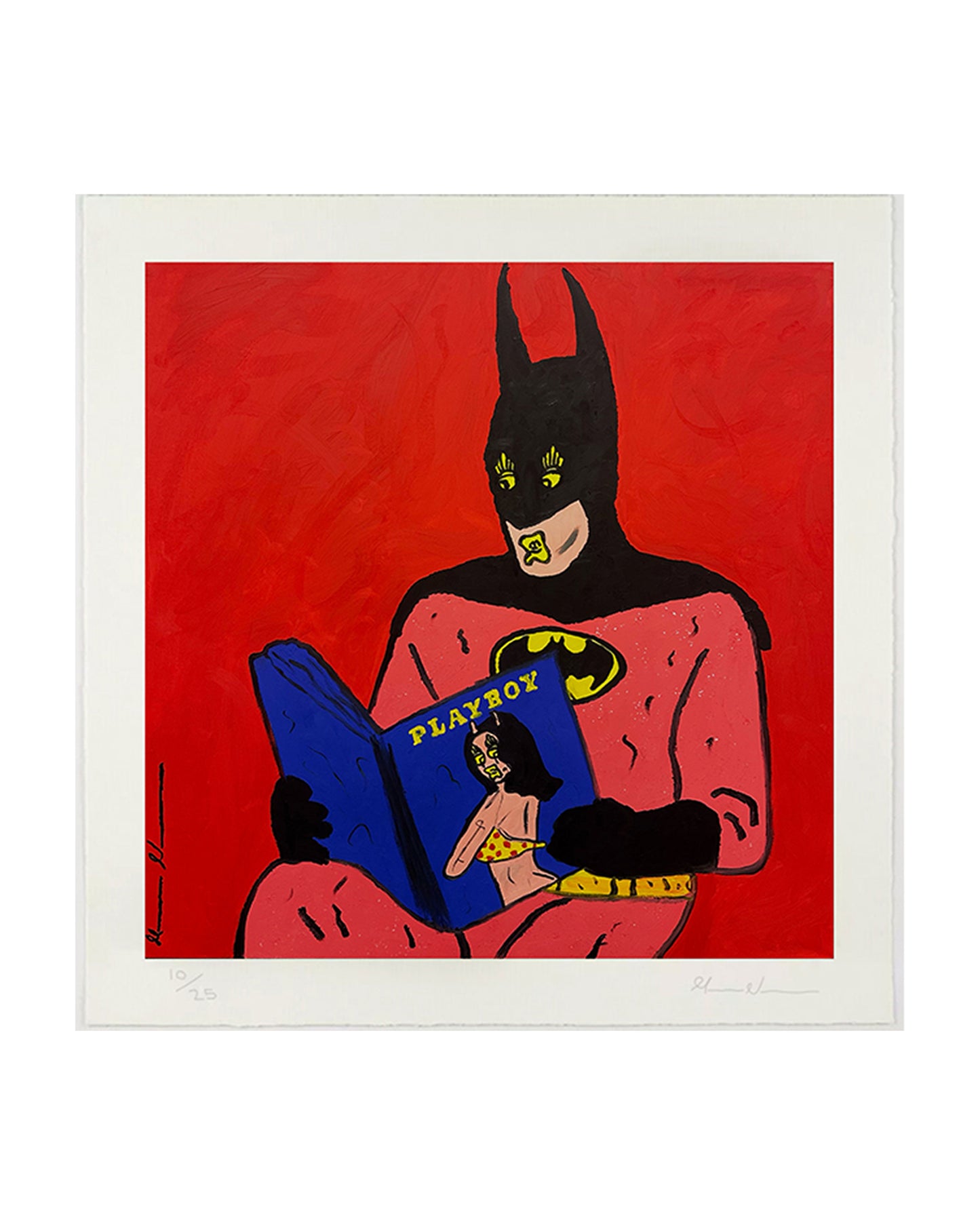 "From the Library of Bruce Wayne " Limited Edition Print